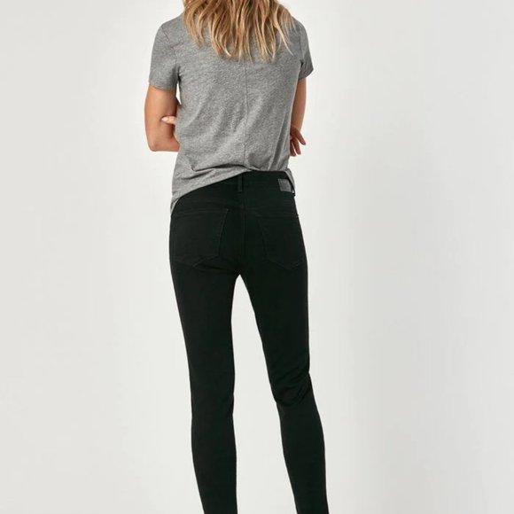 NEW Mavi Alissa High Rise Super‎ Skinny Washed Black Denim Jeans Size 27 - Picture 2 of 11